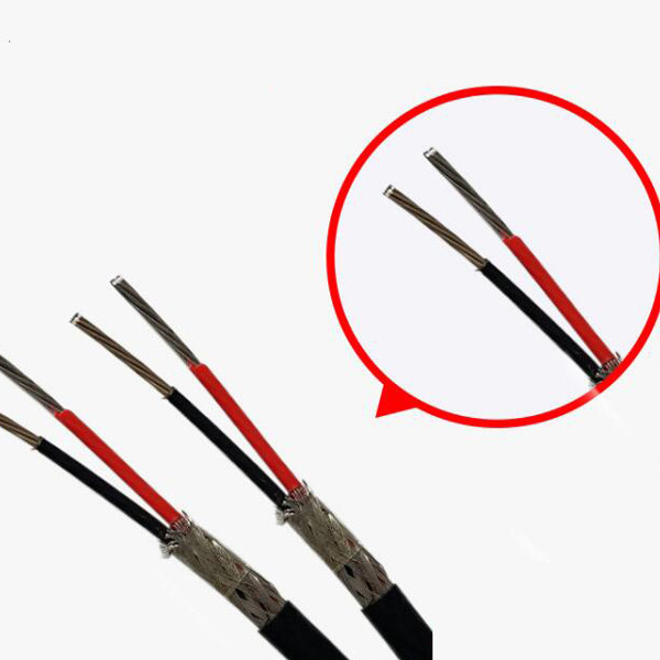 Fluoroplastic insulated PVC sheathed copper wire braided shield K type thermocouple compensation wire KX-FVP